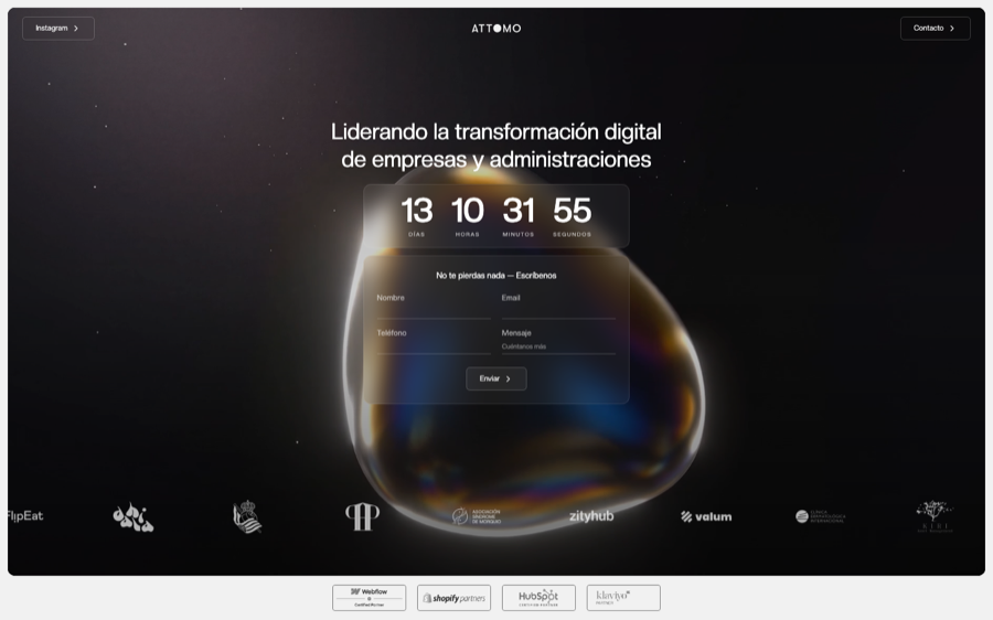 Attomo Digital - Vista general del proyecto